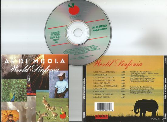 AL DI MEOLA - World Sinfonia (AUSTRIA аудио CD 1991)