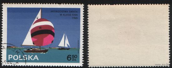 Польша (Mi)PL1594 (Яхты) 1965 год 6.50 zl Amethyst класс парный (a1-03 ТОРГ/ВАША ЦЕНА