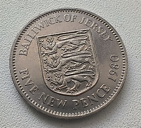Джерси 5 Пенсов, 1980 6-12-27