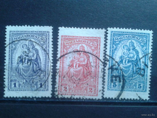 Венгрия 1926 Мадонна - покровительница Венгрии Полная серия
