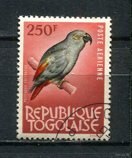 Того - 1964/1965 - Птица 250Fr - [Mi.405] - 1 марка. Гашеная.  (Лот 74EK)-T7P17