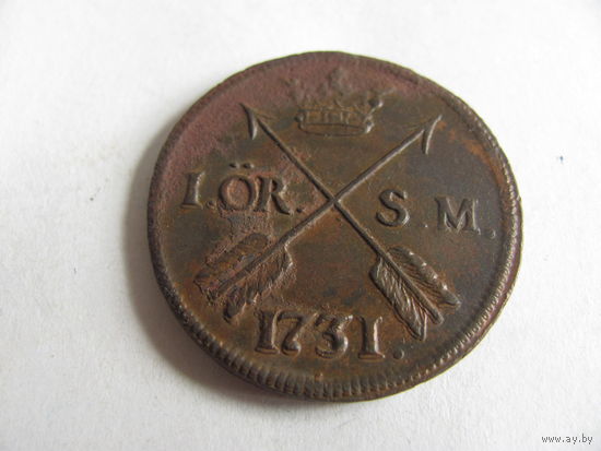 1 оре 1731 Швеция