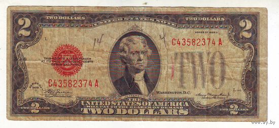 США, 2 доллара 1928 год -1