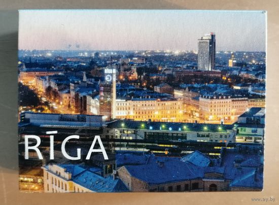 Латвия, города на спичечных коробках, Рига, 7 х 5 х 2 см, спички