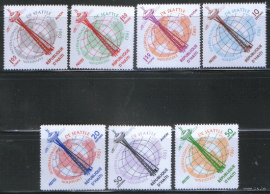 Гаити. М. 729/34. 1962. Спутник. Антенна. ЧиСт.