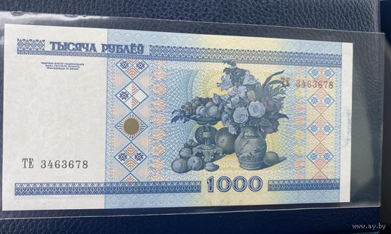 1000 р 2000 г серия ТЕ UNC!