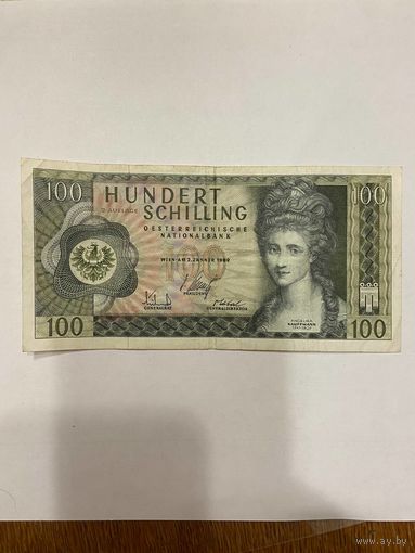 Австрия 100 шиллингов 1969 года - 2301