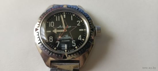 Часы Восток 2409 .нерж.сталь.Восьмигранка.Прицел