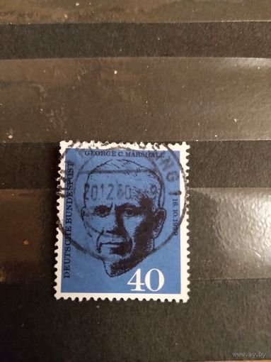 1960 Германия  Георг Маршал дорогая выпускалась одиночкой(1-л1)