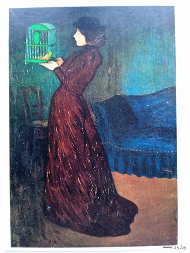 Риппл-Ронаи. Женщина у птичьей клетки. Издание Германии