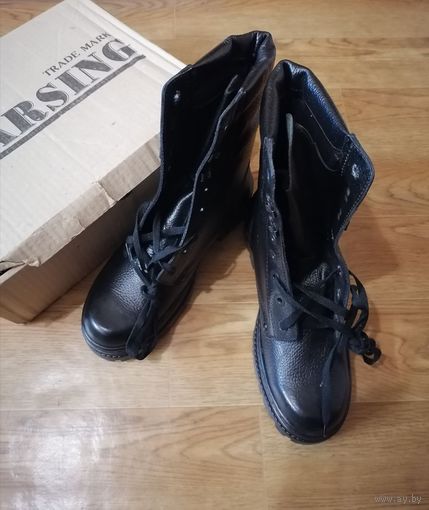 Берцы кожаные