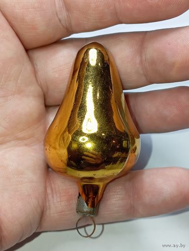 Ёлочная игрушка -  Груша , СССР. ,