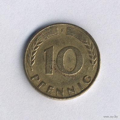 Федеративная Республика Германия, 10 пфеннигов 1969 г.