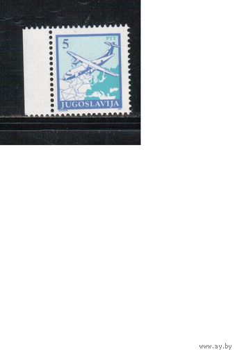 Югославия-1990,(Мих.2399)  ** , Стандарт, Почта, Самолет