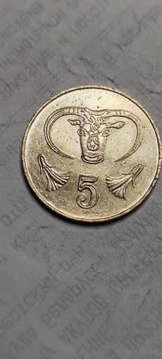 Кипр 5 цент 2001