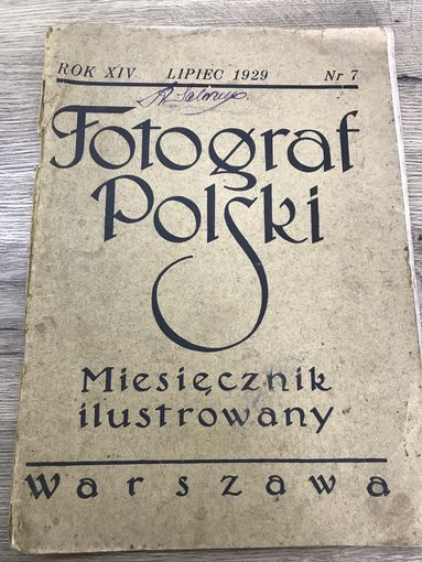 Fotograf polski. 1929 г.