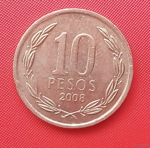 27-02 Чили, 10 песо 2008 г.