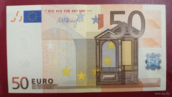 50 евро 2002 года, подпись Марио Драги