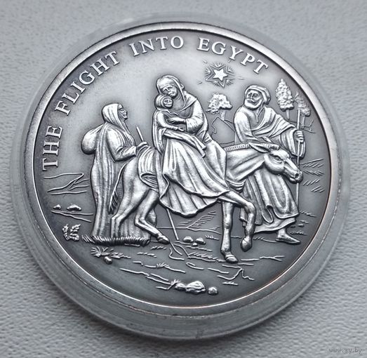Поход в Египет, Тираж-5555шт, Посеребрение, Документ 2005 7-15-2