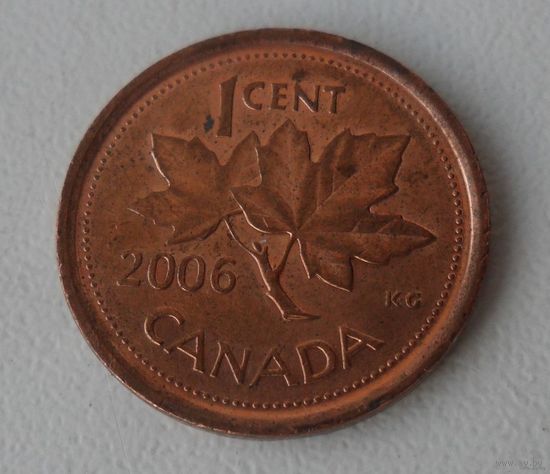 1 цент Канада 2006 г.в.