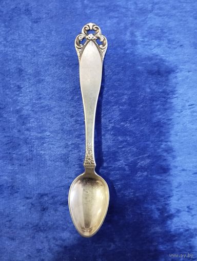 Кофейная ложка, Европа. Серебро 830-я проба. N20.