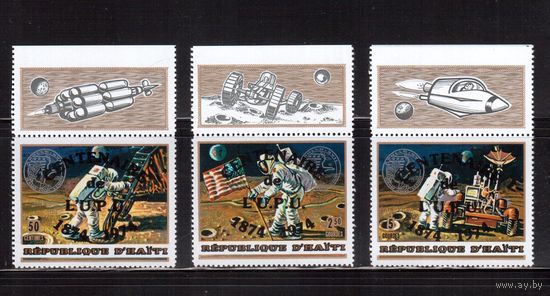 Гаити-1974 (Мих.) ** , Космос , Надп. (полная серия)