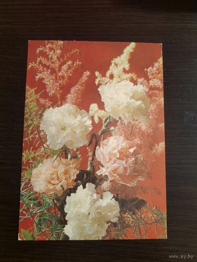 Открытка,зеленова,чистая