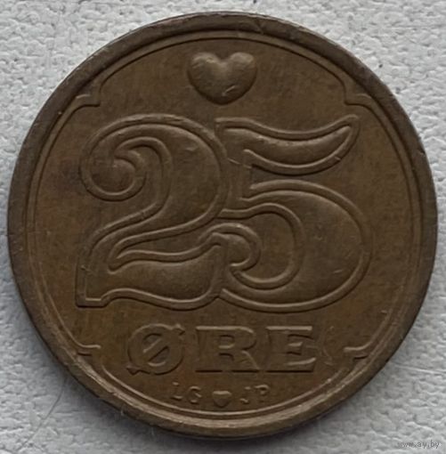 Дания 25 эре 1995 г.