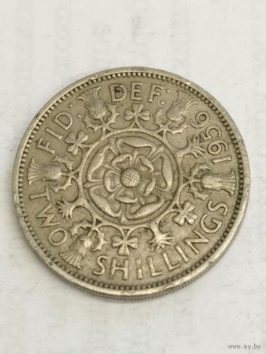 Великобритания 2 шиллинга 1956