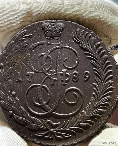 5 копеек 1789 АМ без МЦ.Кладовая.Состояние!!