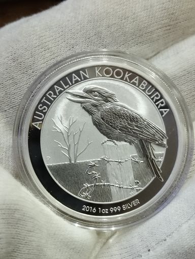Австралия " Кукабарра" 2016 г. Серебро "1 Oz".