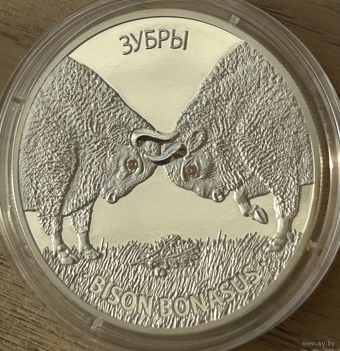 ЗУБРЫ, 20 РУБЛЕЙ, 2012 ГОД, Ag999