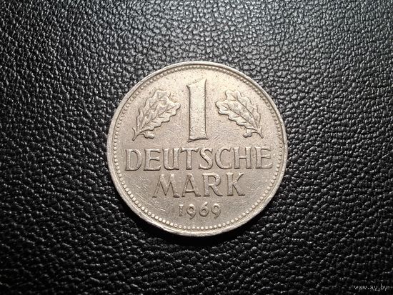 Германия 1 марка 1969 "F" - Штутгарт