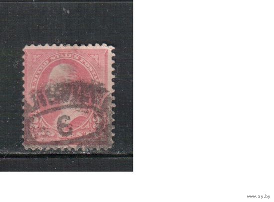 США-1894, (Мих.90), гаш.   , Стандарт, Президенты, Вашингтон(3)