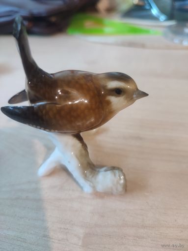 Статуэтка птица hutschenreuther, германия с дефектом