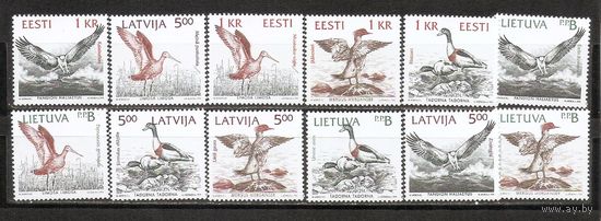 ФФ1 Эстония Латвия Литва 1992 Птицы стандарт