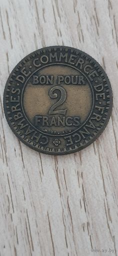 2 франка 1922, Франция