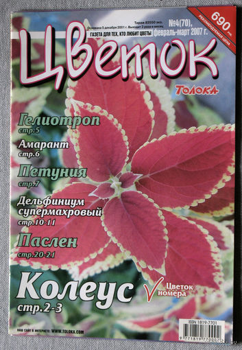 Цветок номер 4 2007