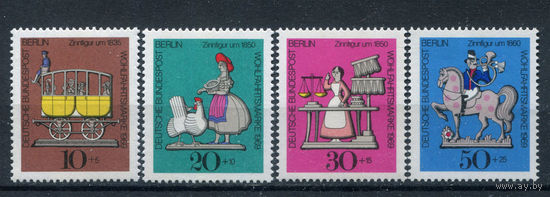 Берлин - 1969г. - Оловянные фигурки - полная серия, MNH [Mi 348-351] - 4 марки