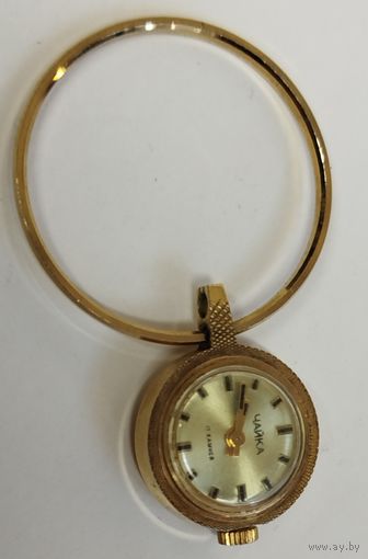 Часы-Кулон "Чайка" состояние,Золочение Au-5,За вашу цену!