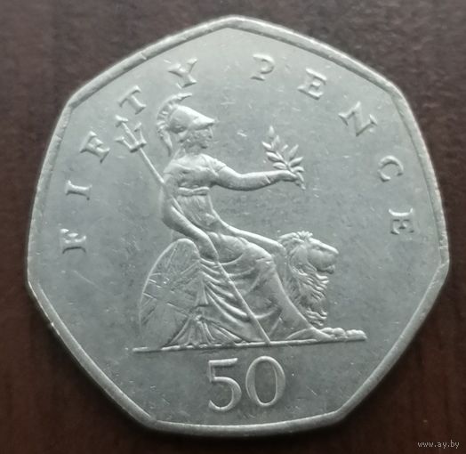 Великобритания 50 пенсов 1998