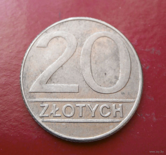 20 злотых 1989 Польша #02