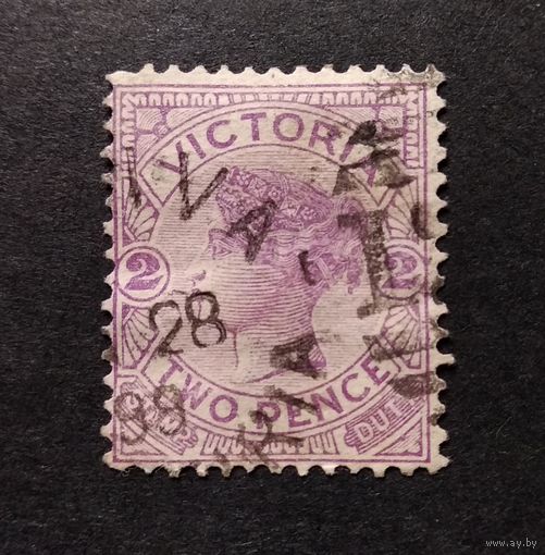Великобритания\315с\ Квинсленд 1897 Королева  зуб.12.5х13 Sc.114