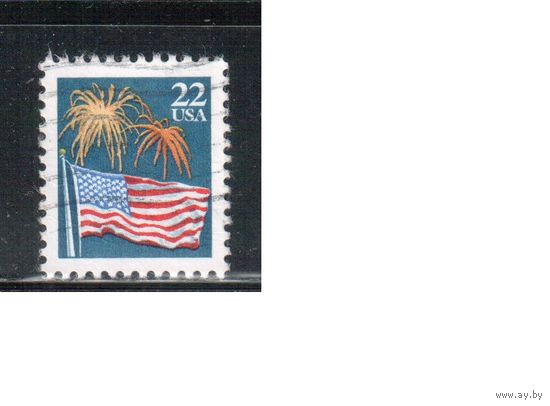 США-1987, (Мих.1882), гаш., Стандарт, Флаг(одиночка)
