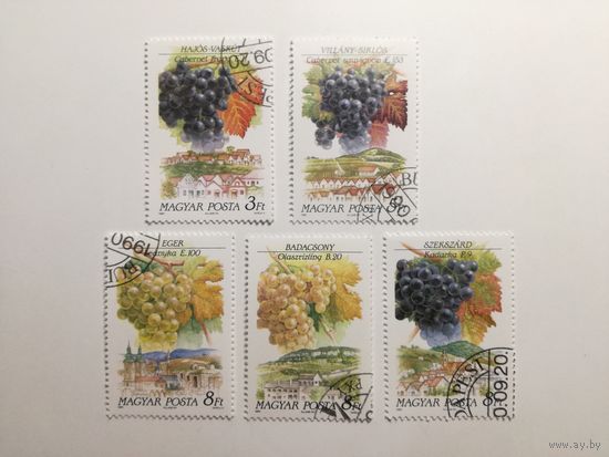 Венгрия 1990. Вина и Винодельческие регионы