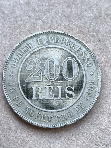 200 reis Brasilia 1895