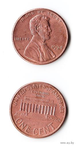 1 цент США 1994 года