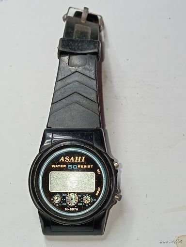 Часы электронные ASAHI  с рубля .