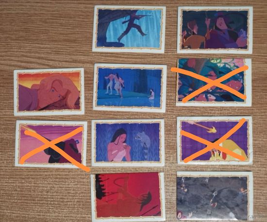 Наклейки Покахонтас Pocahontas PANINI