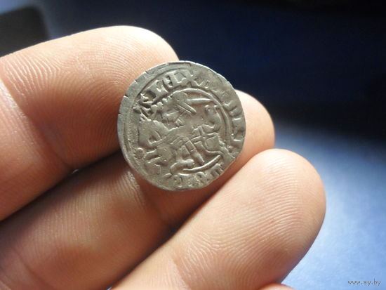 Полугрош Александр Ягеллончик (1492-1506) НЕЧАСТАЯ Вильно. aв реннесансная рев. готическая легенда